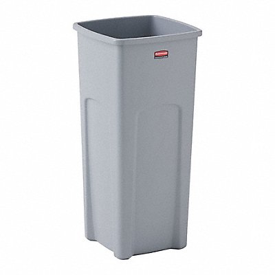 Trash Can Oval Silver 23 gal.