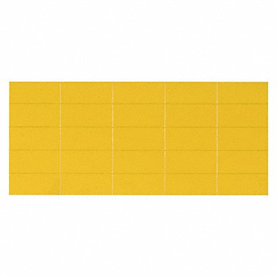 Magnetic Tape Strips 7/8 x2 Yellow PK25