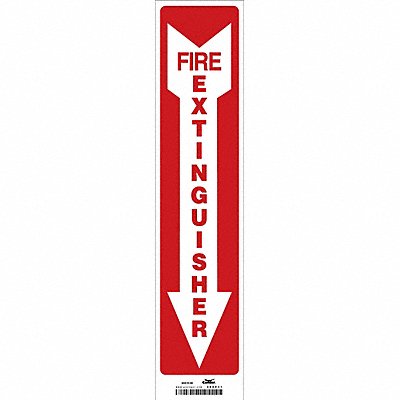 J7050 Safety Sign 18 in x 4 in Vinyl PK6