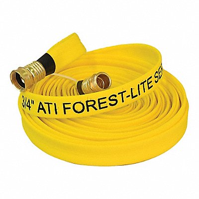 Fire Hose 100 ft Yellow Polyester