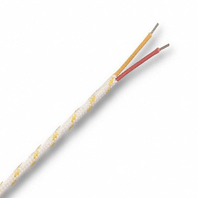 Thermocouple Wire 100 ft Solid White