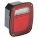 Box Lamp Square Red 5-3/4 L