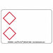 Two Red Diamonds Label 3 Hx2 W PK500