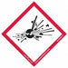 GHS Exploding Bomb Label 2 H 2 W PK50