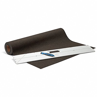 Adhesive-Backed Grippy Mat Mocha 25 ft L