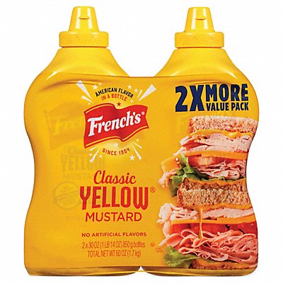 Mustard 30 oz 2 Ct PK2