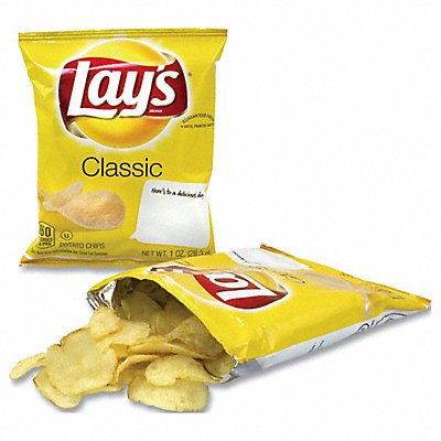 Potato Chips 50 oz Pack Size PK50