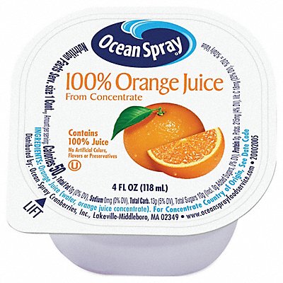 Orange Juice 4.00 oz Net Wt Liquid PK48