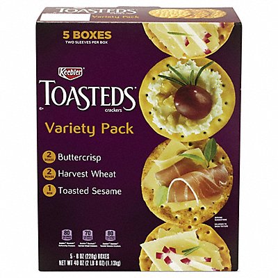 Crackers 8 oz Pack Size PK5