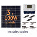 Solar Panel Kit 300W 5.56A 18.0VDC