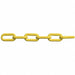 Yellow Plastic Chain Weldlss 8mm 150ft L