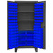 K4922 Bin Cabinet 78 x36 x24 Gray 102BlueBns