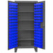K4921 Bin Cabinet 78 x36 x24 Gray 96BlueBns
