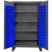 K4923 Bin Cabinet 78 x36 x24 Gray 120BlueBns