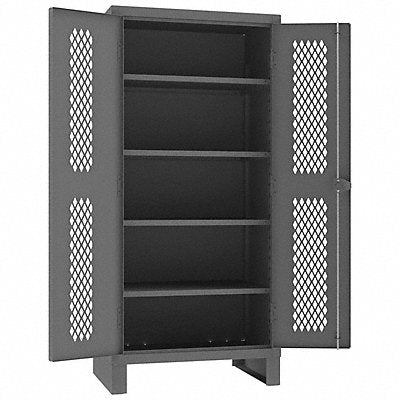 Storage Cabinet 78 x36 x24 Gray 4Shlv