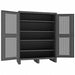 Storage Cabinet 78 x60 x24 Gray 4Shlv