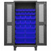 K4945 Bin Cabinet 78 x36 x24 Gray 30BlueBns