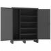 Storage Cabinet 78 x60 x24 Gray 4Shlv