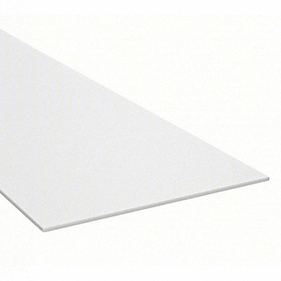 K6061 PlstcSheet HDPE 48 x48 0.5 T OffWht Opq