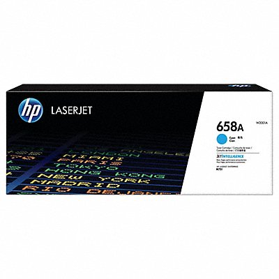 Toner Cartridge LaserJet HP 658A Cyan