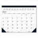 Dated Monthly Desk Calendar 22x17 In