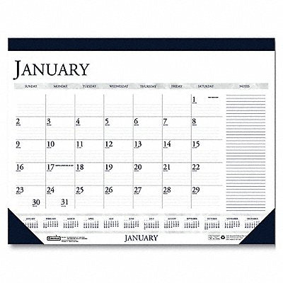 Monthly Desk Pad Calendar 22x17 In.