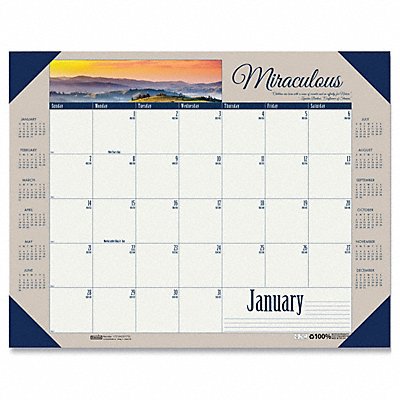 Monthly Desk Calendar 22x17 In.