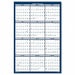 Wall Calendar Reverse/Erase 32x48 In.