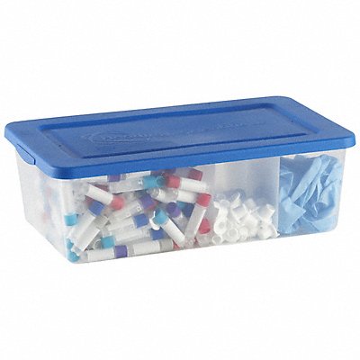 StorageBin Clear Solid Polypropylene 5PK