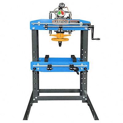 Hydraulic Press 15 Ton Manual Black/Blue