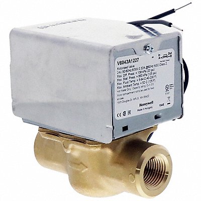 Zone Valve NPT Sz ID 1/2In