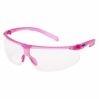 Safety Glasses Pink Wraparound PC U7