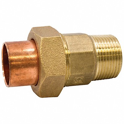 Union LL Cast Bronze 1-1/2 Tube CxMNPT