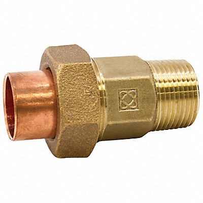 Union LL Cast Bronze 3/4 Tube CxMNPT