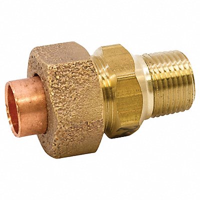 Union LL Cast Bronze 3/8 Tube CxMNPT