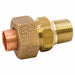 Union LL Cast Bronze 3/8 Tube CxMNPT