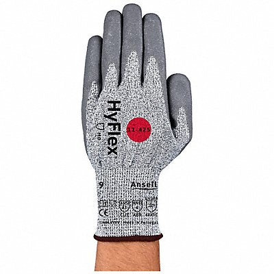 Cut Resistant Gloves Gray/White 7 PR