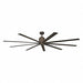 Ceiling Fan Al Blade 8 ft Blade Brown