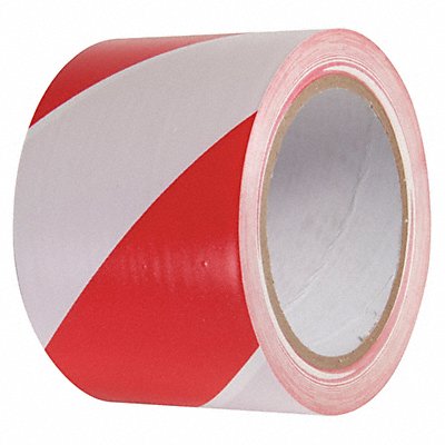 Floor Tape Red/White 3 inx54 ft Roll