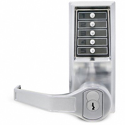 Push Button Lock Entry Key Override