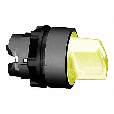 Illum Selector Switch 2 Pos 22mm Yellow