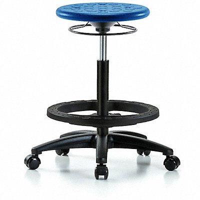 Polyurethane Stool 300 lb Cap. Blue