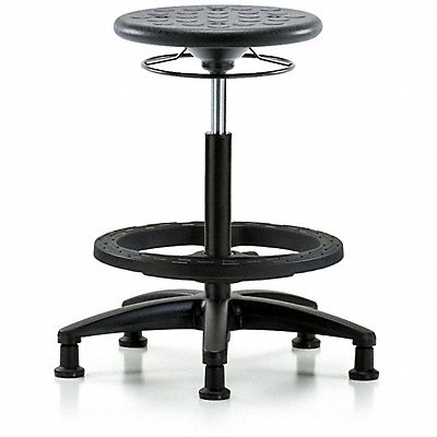 Polyurethane Stool 300 lb Cap. Black