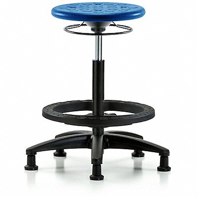 Polyurethane Stool 300 lb Cap. Blue