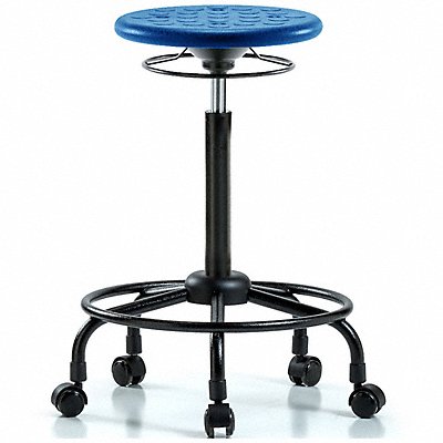 Polyurethane Stool 300 lb Cap. Blue