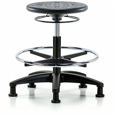 Polyurethane Stool 300 lb Cap. Black