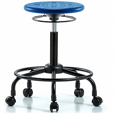 Polyurethane Stool 300 lb Cap. Blue