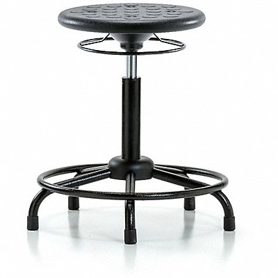 Polyurethane Stool 300 lb Cap. Black