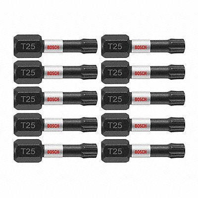 Impact Driver Bits Torx(TM) T25 PK10