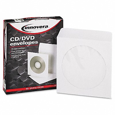 CD/DVD Envelope White PK50